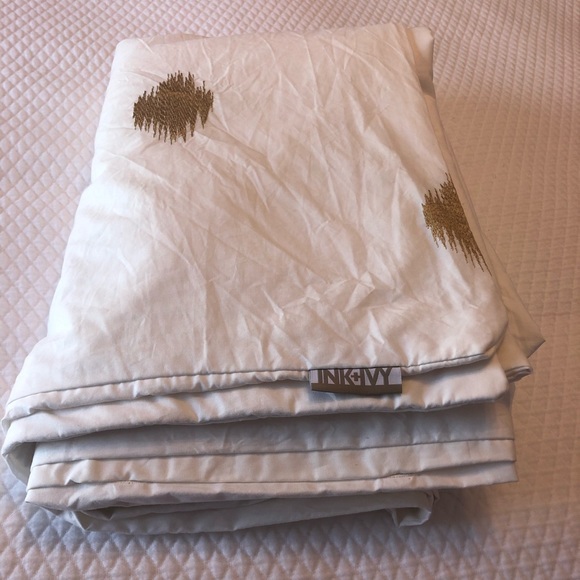 NWOT Ink + Ivy Duvet Cover Stella Dot Queen - Picture 8 of 11